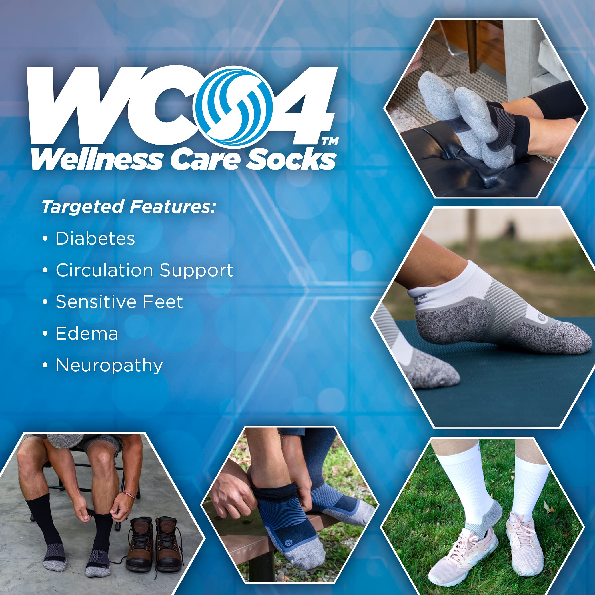 OrthoSleeve Diabetic & Neuropathy Socks (3 Pack)