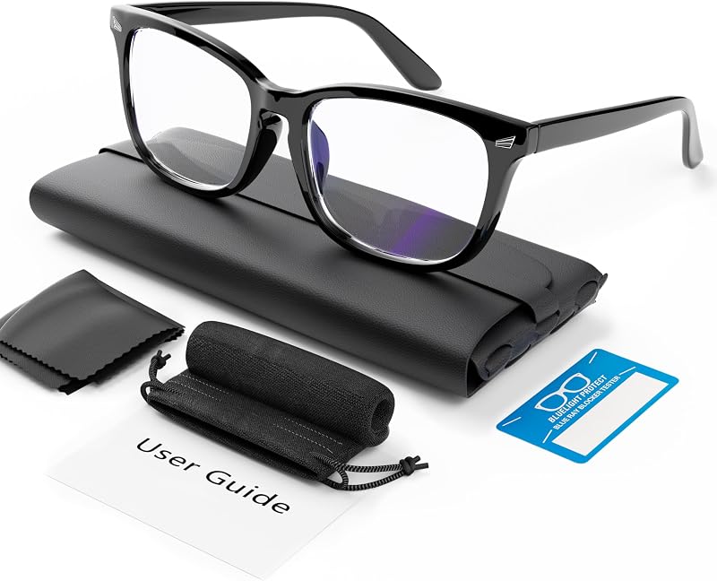 COOLOO Blue Light Blocking Glasses Anti Glare TR90 Lightweight Fashion