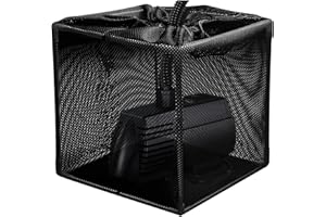 KCMOSGI 10 Inch Pond Filter Box,Pond Pump Filter Bag,Anti-Clogging Pond Filter,Suitable for Ponds, Waterfalls, Koi Ponds and Swimming Pools.
