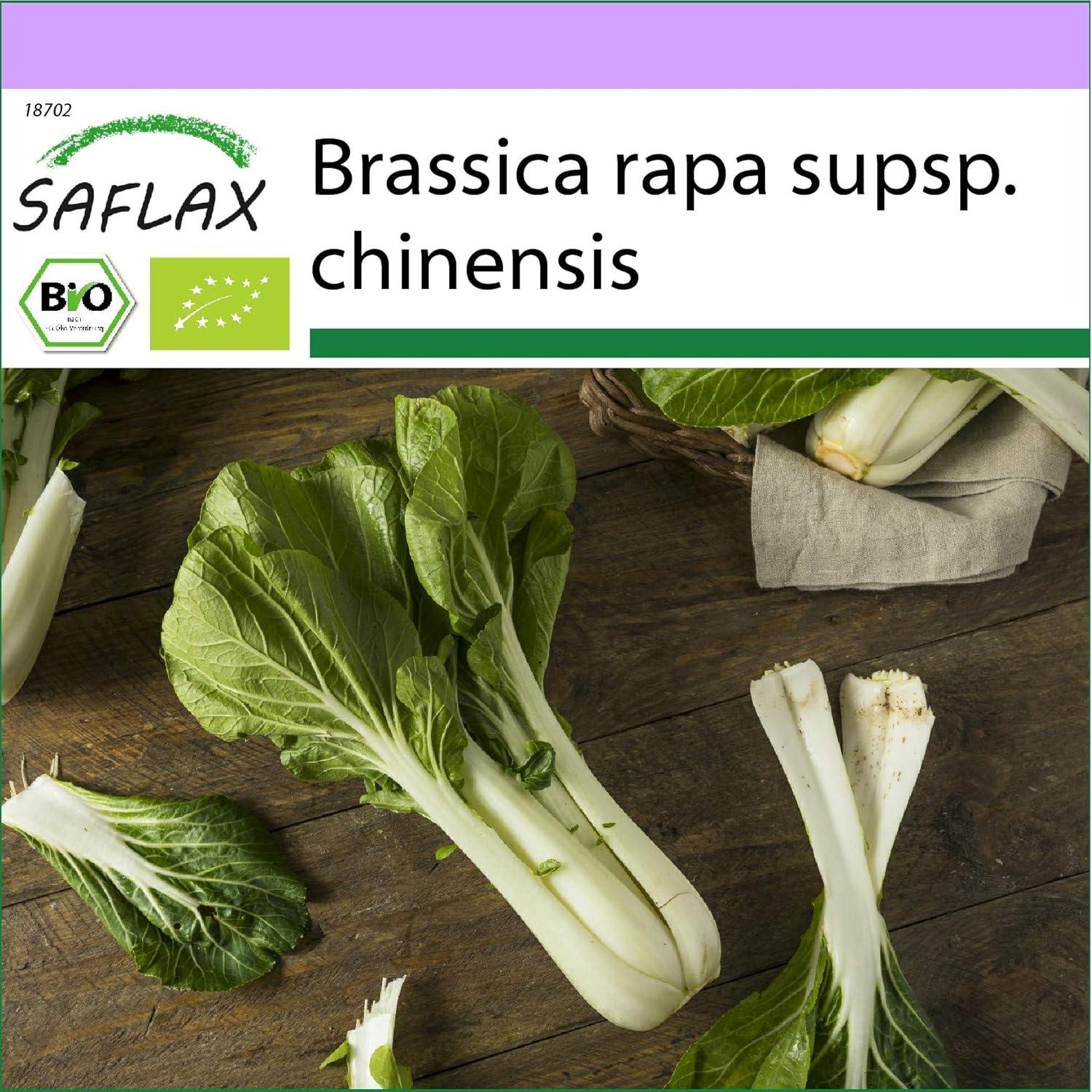 Saflax Organic Chinese Mustard Cabbage Pak Choi 300 Seeds Brassica Rapa Supsp Chinensis Amazon Co Uk Garden Outdoors