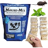 Moens Mouse Rodent Repellent Pouches, Peppermint Oil for Mouse, Ant, Spider, Squirrel, Mice, Rats, Pest Control Indoor Outdoor, Natural Mouse Deterrent Replace Traps Poison Family Pet Safe,12 Pack