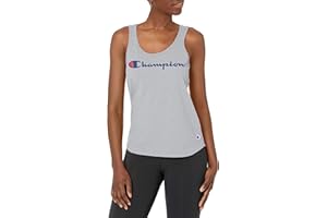 Champion Women's Tank Top, Cotton Tank for Women, Cotton, Multiple Colors, Classic Script
