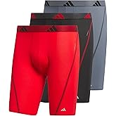 adidas Men's Performance Mesh Long Boxer Brief Underwear (3-Pack), for active sport and all day comfort