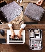 HCFGS Travel Cable Organizer Bag Electronics Accessories Universal Gadget Carry view 7