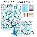 iPad Case, iPad 2/3/4 Case, Dteck(TM) PU Leather