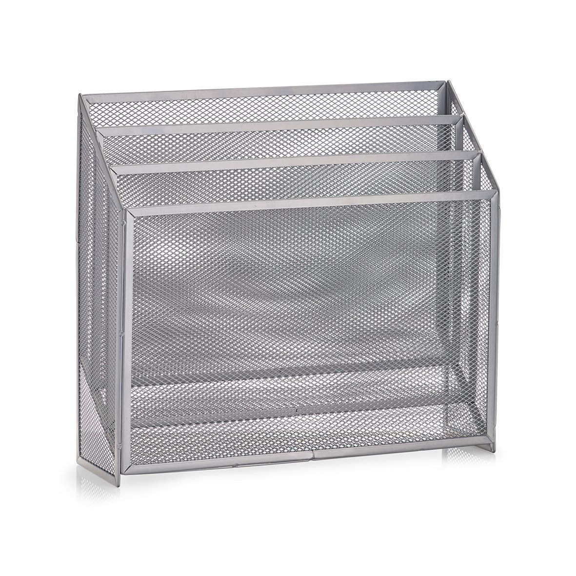Zeller 18175 Newspaper Rack 32 x 9 x 29.5 cm Mesh