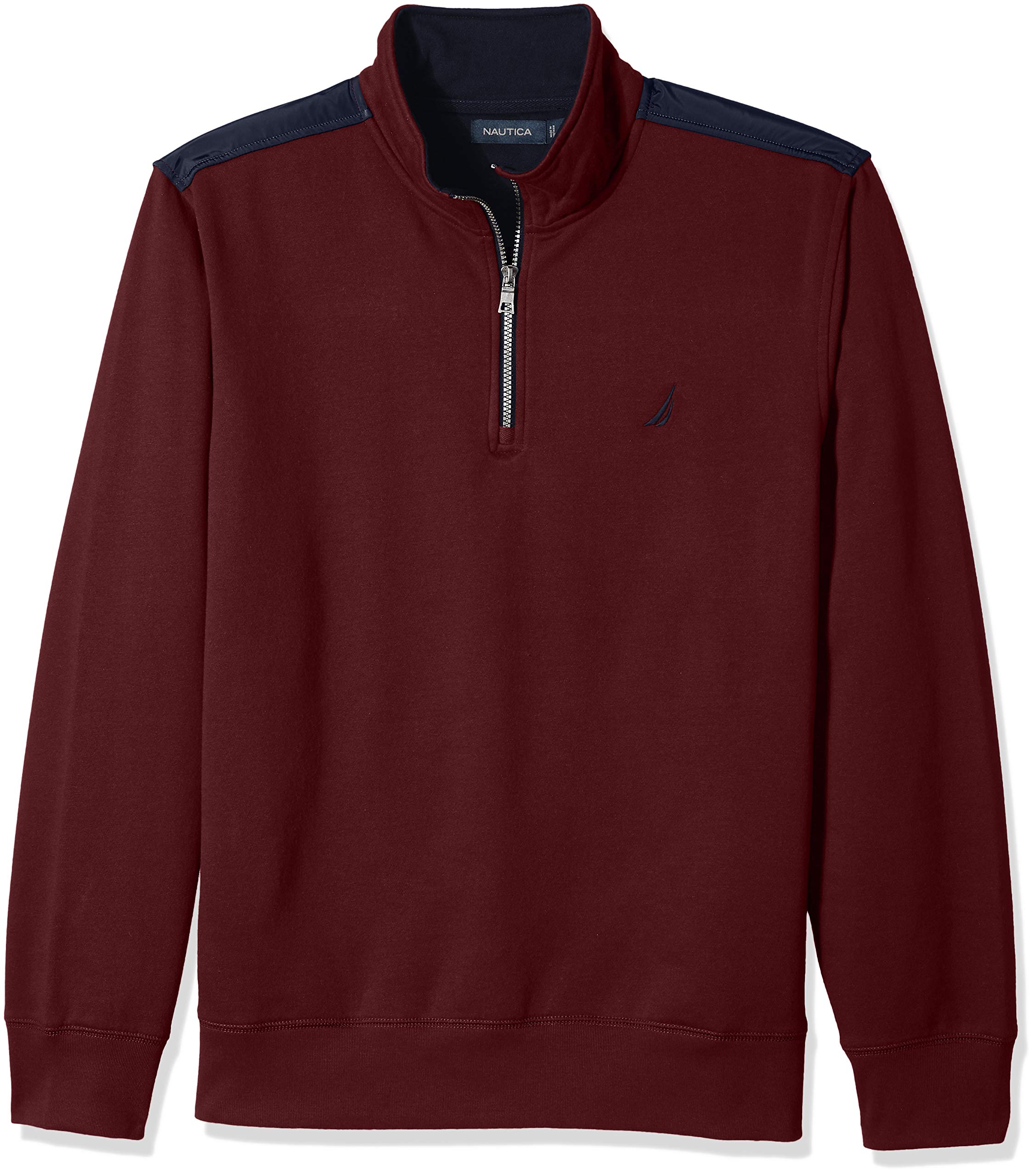 Nautica Men's 1/4 Zip Pieced Fleece Sweatshirt | Nautical Fashions