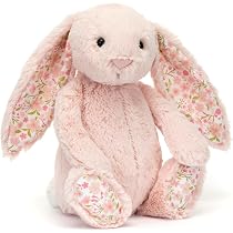 Jellycat Blossom Cream Bunny, Berry, Medium : Amazon.ca: Toys & Games