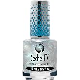 Seche Fx Diamond Effect Top Coat - Blue, Transforming Topper, Long-Lasting Polish Protection 0.5 Fl. Oz