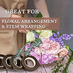 COIDEA 8 Packs Floral Tape, 1/2" Wide Flower