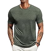COOFANDY Men's T Shirts Short Sleeve Soft Crew Neck Lightweight Tee Shirts Casual Summer Basic Tops