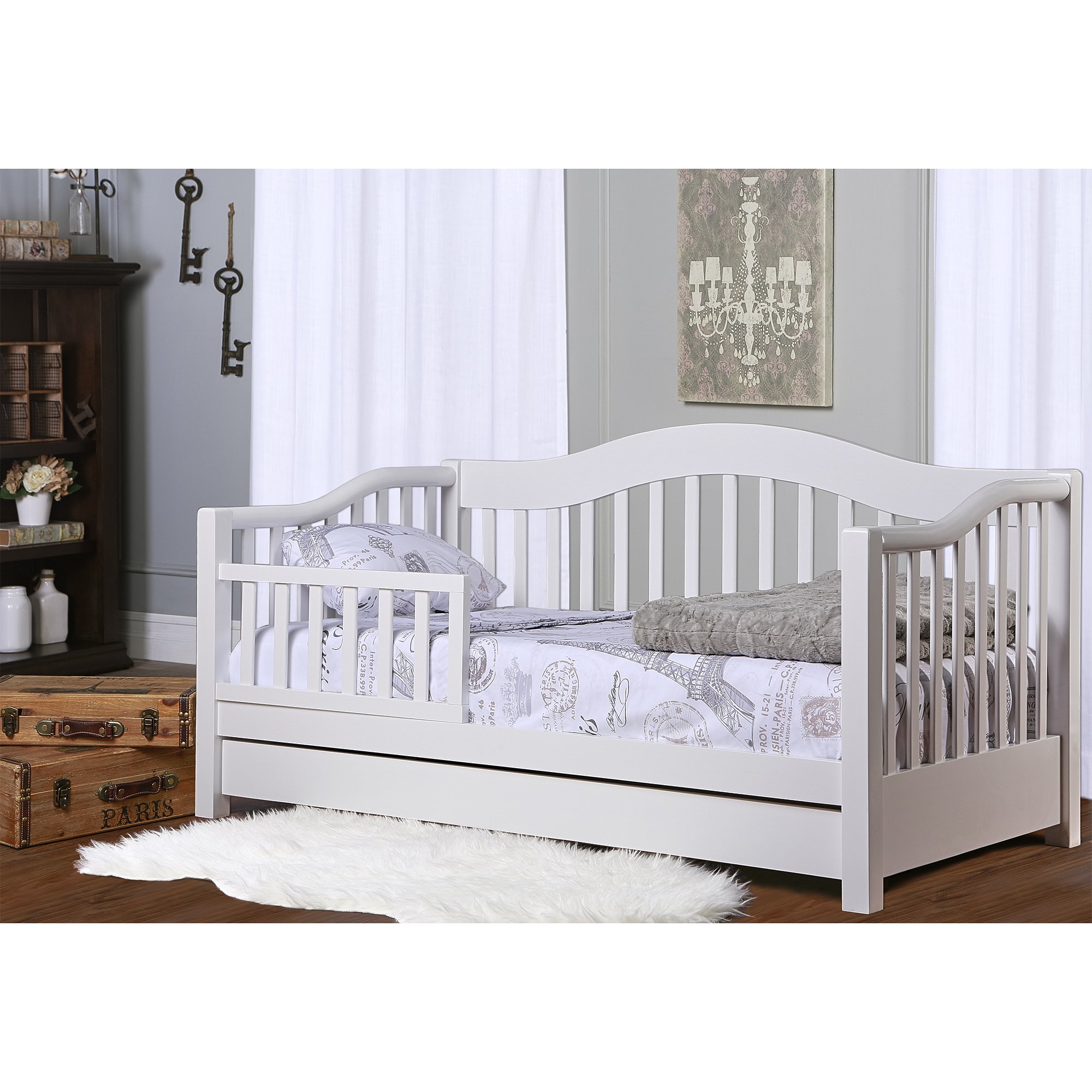 Dream On Me Toddler Day Bed, White