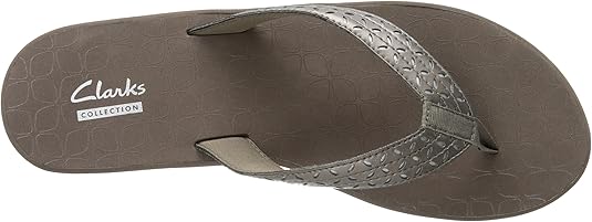 clarks liya gaze flip flops