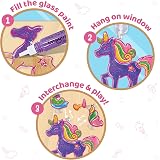 Imagimake Window Art Princess Unicorn Mermaid Craft Kit 32 Suncatchers view 3