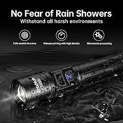 Rechargeable Flashlights 2 Pack, Super Bright High