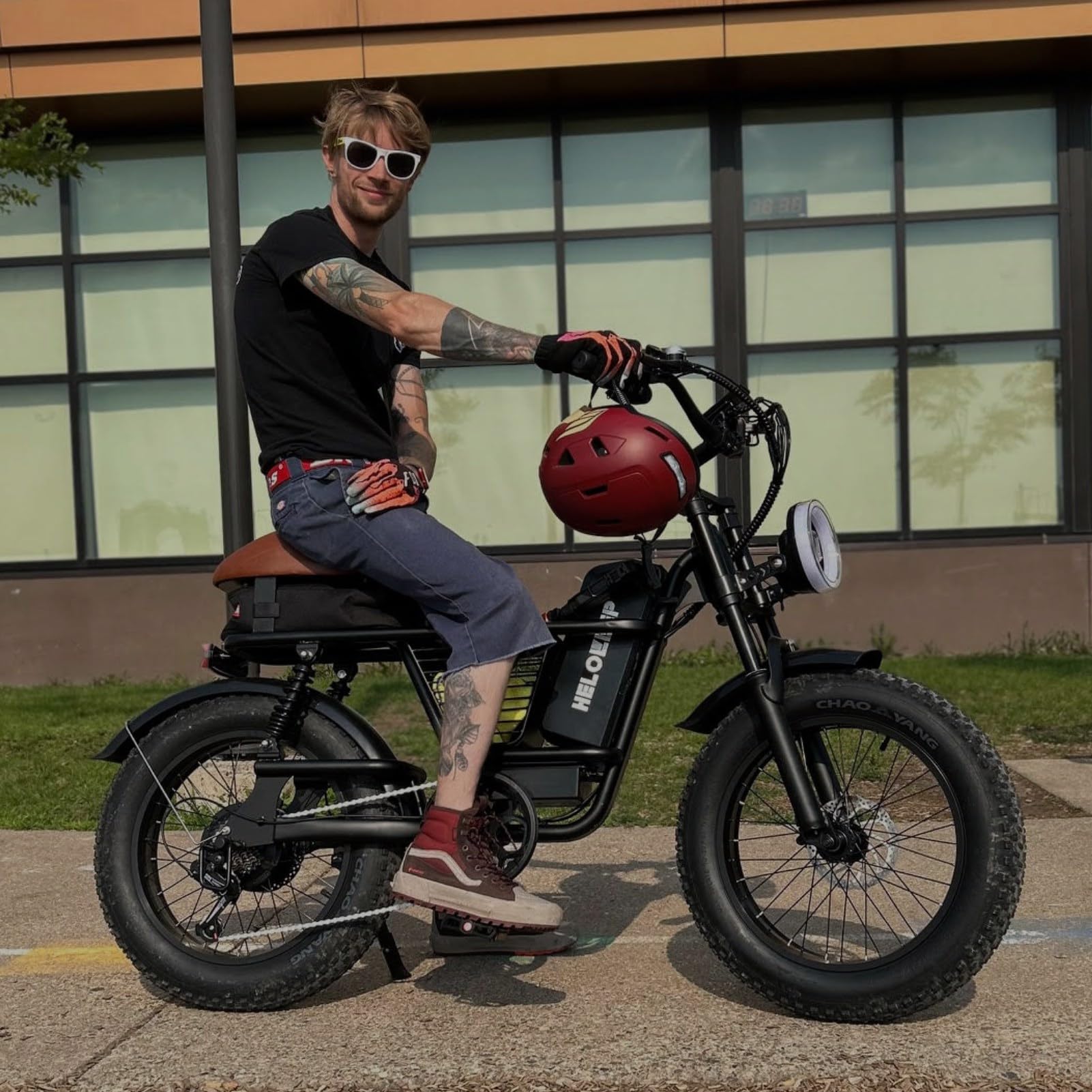 HiKeep Electric Bike for Adults - 20 x 4 Inch Fat Tire Ebike, 750W/Peak 1500W Dual Motor Ebike, 48V Detachable Battery, 4 Riding Modes Electric Dirt Bike, 7 Speed Electric Motorcycle, UL 2849