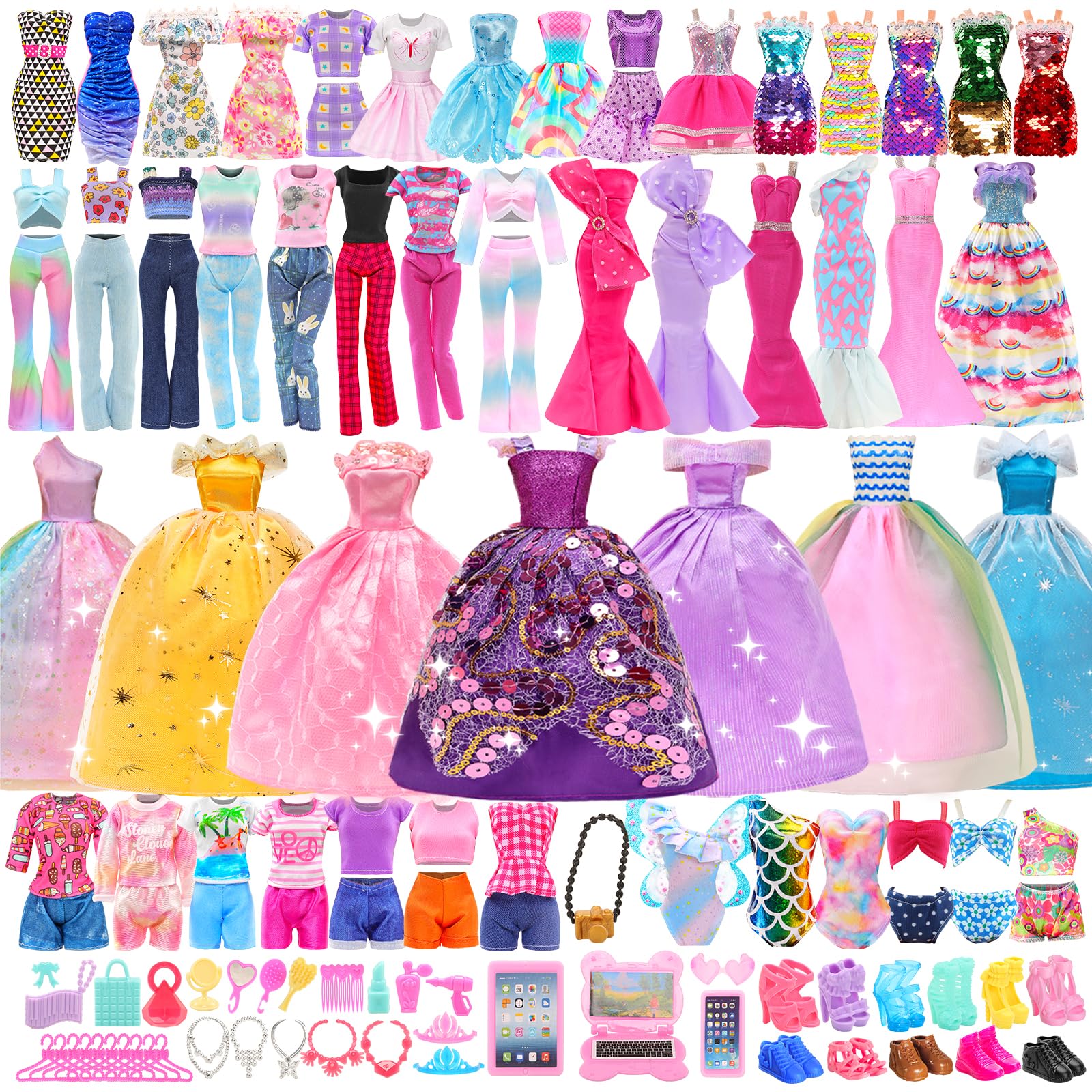 thumbnail image 2 of BARWA 18 Inch Doll Travel Set Suitcase Pink Suitcase And Camera 2 of 11