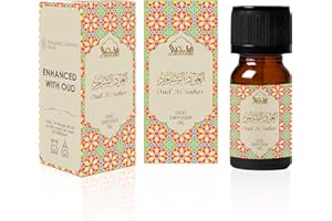 Oud Diffuser Oil, Oud Al Saher by Dukhni | 3 x 10ml Arabic Oil for Diffuser & humidifier | 100% Pure Halal, Oudh Essential Oil Blend | Relax with Home Aromatherapy, for Relaxation and Massage