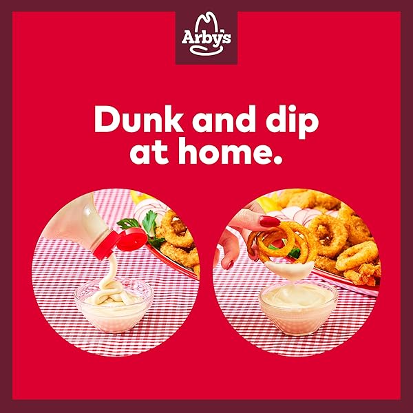 ARBY’S HORSEY SAUCE, 12 FL. OZ., ALL PURPOSE HORSERADISH SAUCE FOR SANDWICH SPREADS, SEAFOOD COCKTAILS, CHICKEN MARINADES AND MORE, MADE WITH VINEGAR, HORSERADISH POWDER AND MUSTARD