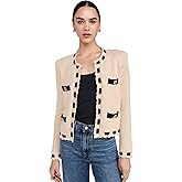 L'AGENCE Women's Astor Contrast Trim Cardigan