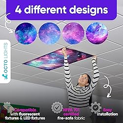 Magnetic Fluorescent Light Covers for Ceiling