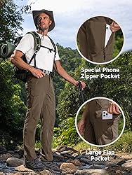 Moosehill Men's Hiking Cargo Pants Lightweight