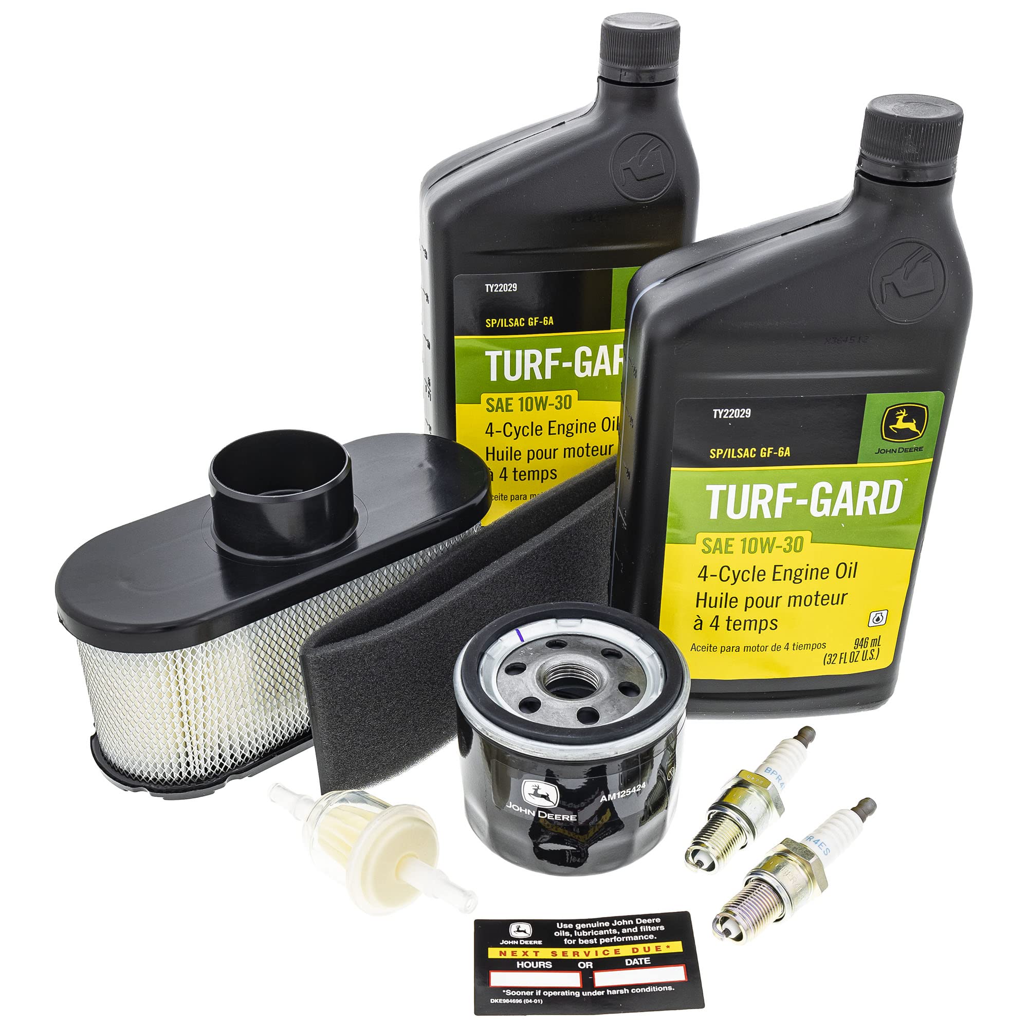 Condition photo showing As Is for john deere lg265 home maintenance service kit s240 x300 x500 x350 x570 z445 z665 mowers tractors