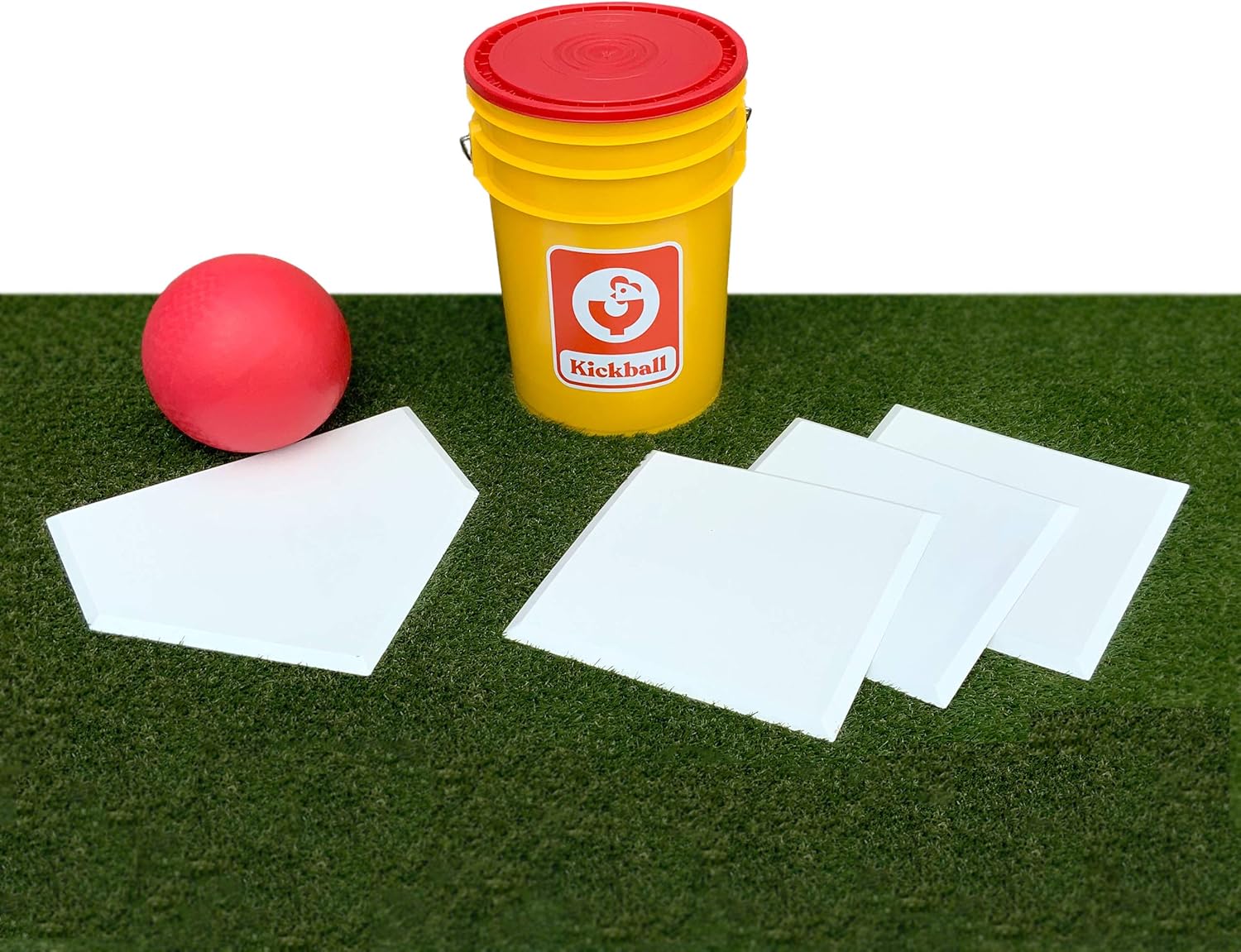 Yardbird Heavy Duty Kickball Set 4 White Throw Down Style