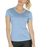 icyzone Workout Shirts Yoga Tops Activewear V-Neck
