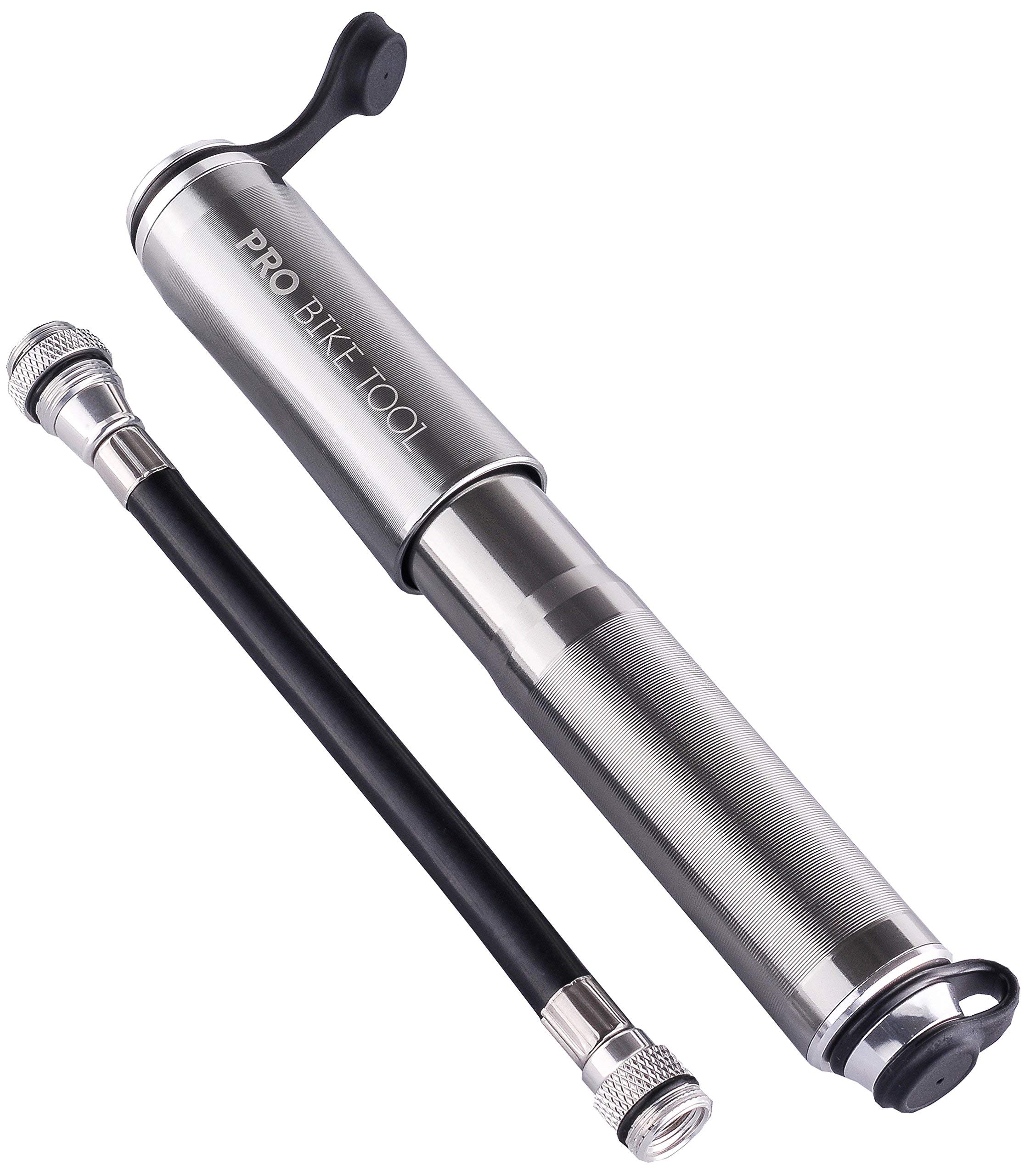 Photo 1 of Pro Bike Tool Mini Bike Pump Fits Presta and Schrader - High Pressure PSI - Reliable, Compact & Light - Performance - Bicycle Tire Pump for Road, Mountain and BMX Bikes