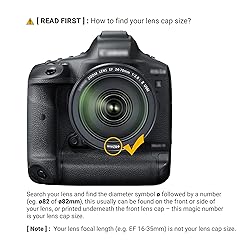 2-Pack 82mm Front Lens Cap Cover with Deluxe Cap