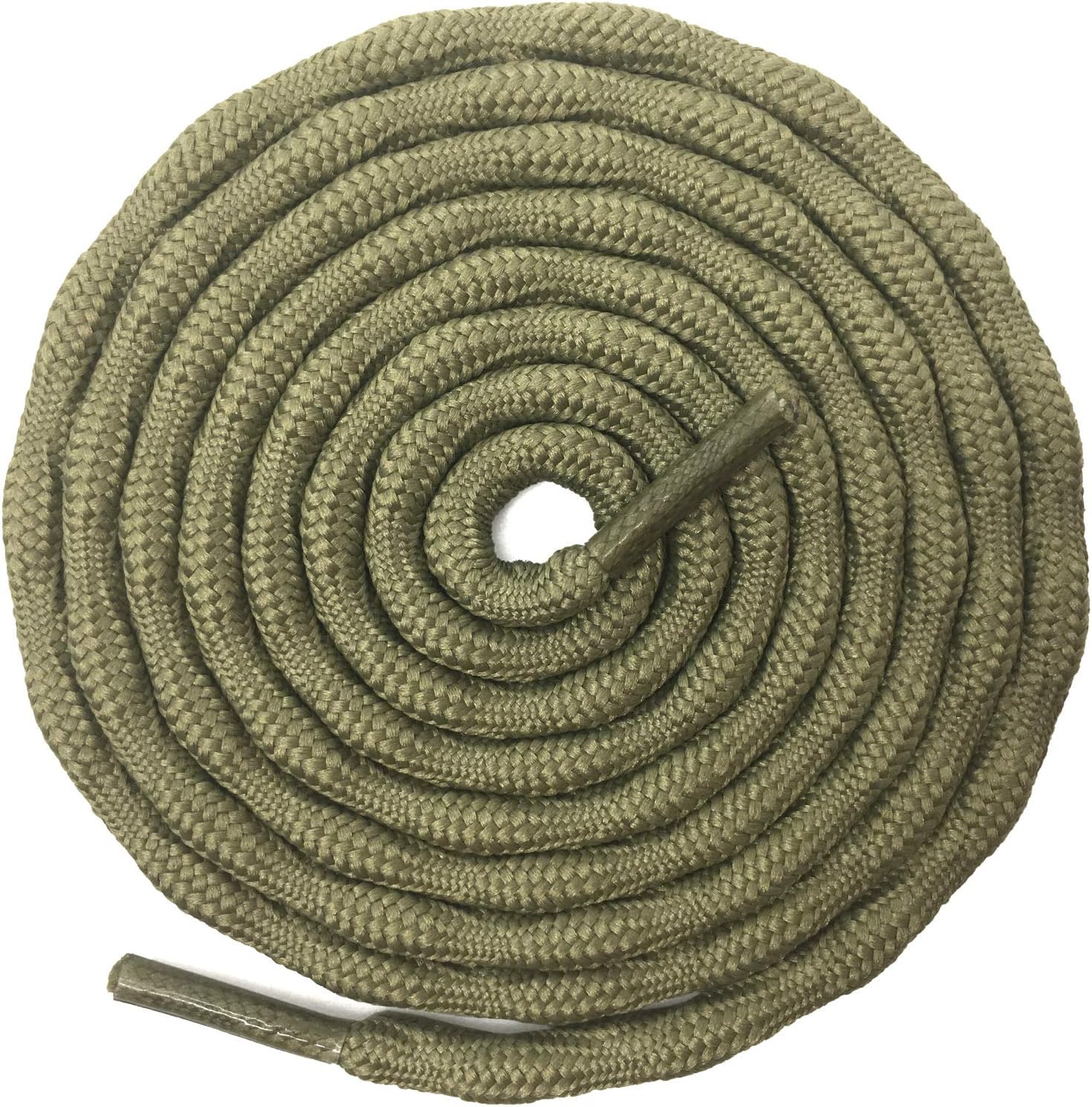 DELELE 2 Pairs Round Wave Non Slip Heavy Duty Outdoor Mountaineering Climbing Shoe Laces String Hiking Shoelaces Shoestring
