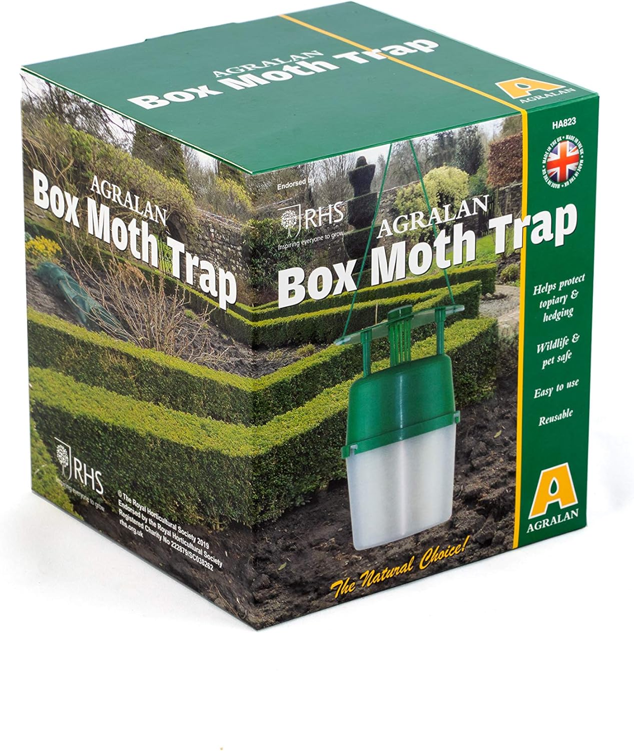 Agralan RHS Outdoor Box Moth Control Pheromone Trap Amazon.co.uk Garden & Outdoors