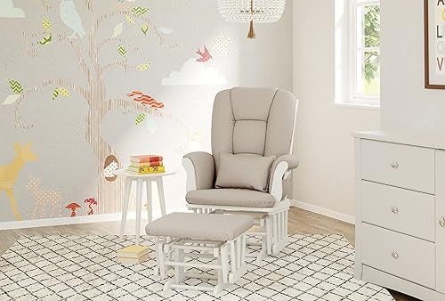 Storkcraft Tuscany Custom Glider and Ottoman with Free Lumbar