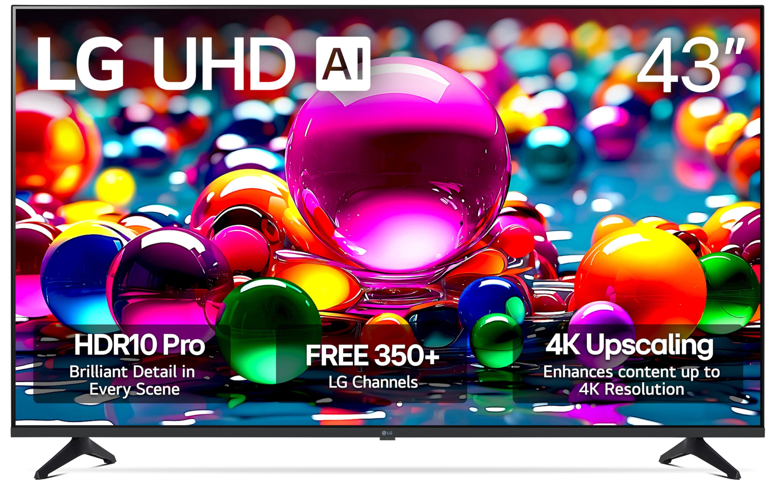 Photo 1 of LG 43UA7700P 43 inch Class UA77 Series LED AI 4K Smart webOS TV (2025)