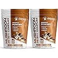 WELLNESS LABSRX Mushroom Powder, 25 in 1 Mushrooms Supplement - 2000mg, 25 Superfood Mishroom Lions Mane Powder with Chaga, Shiitake, Cordyceps, Reishi - Lion's Mane Mushroom - Pack of 2