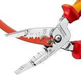 KNIPEX 13 76 200 ME Wire Stripper 200mm Metric Chrome VDE Insulated Grips view 5