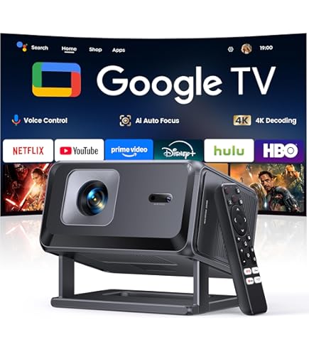 Amazon.com: [1000 ANSI/Google Store/Voice Control] 4K Outdoor
