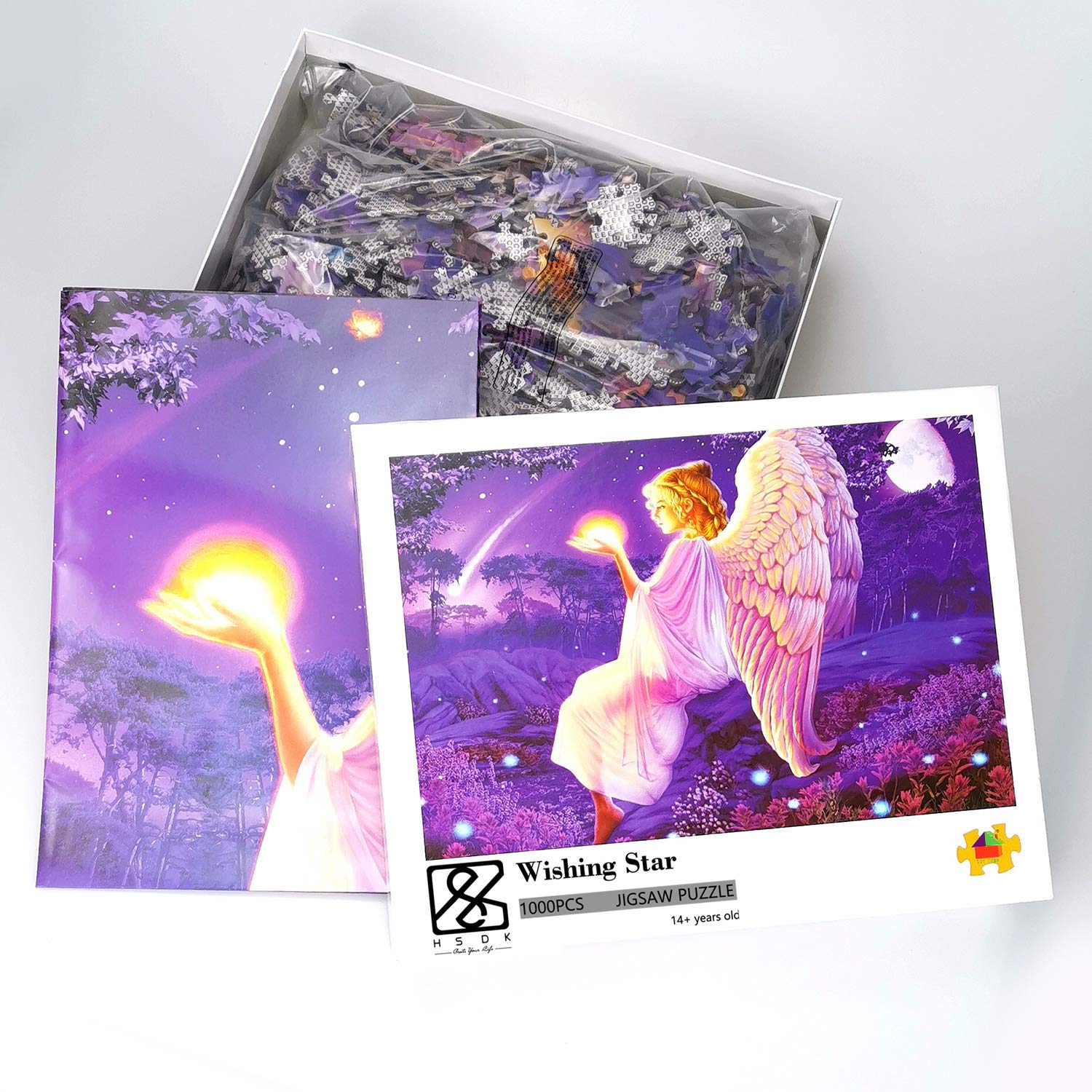1000 Piece Jigsaw Puzzle With Bonus Poster Wishing Star Finish Size 27 56 By 19 69 Inches 70 X 50cm Amazon In Toys Games