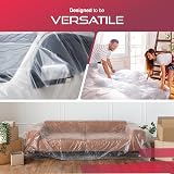Haltons White LDPE Dust Sheets 6 Pack 3.6x2.7m 7µm Durable Plastic view 6