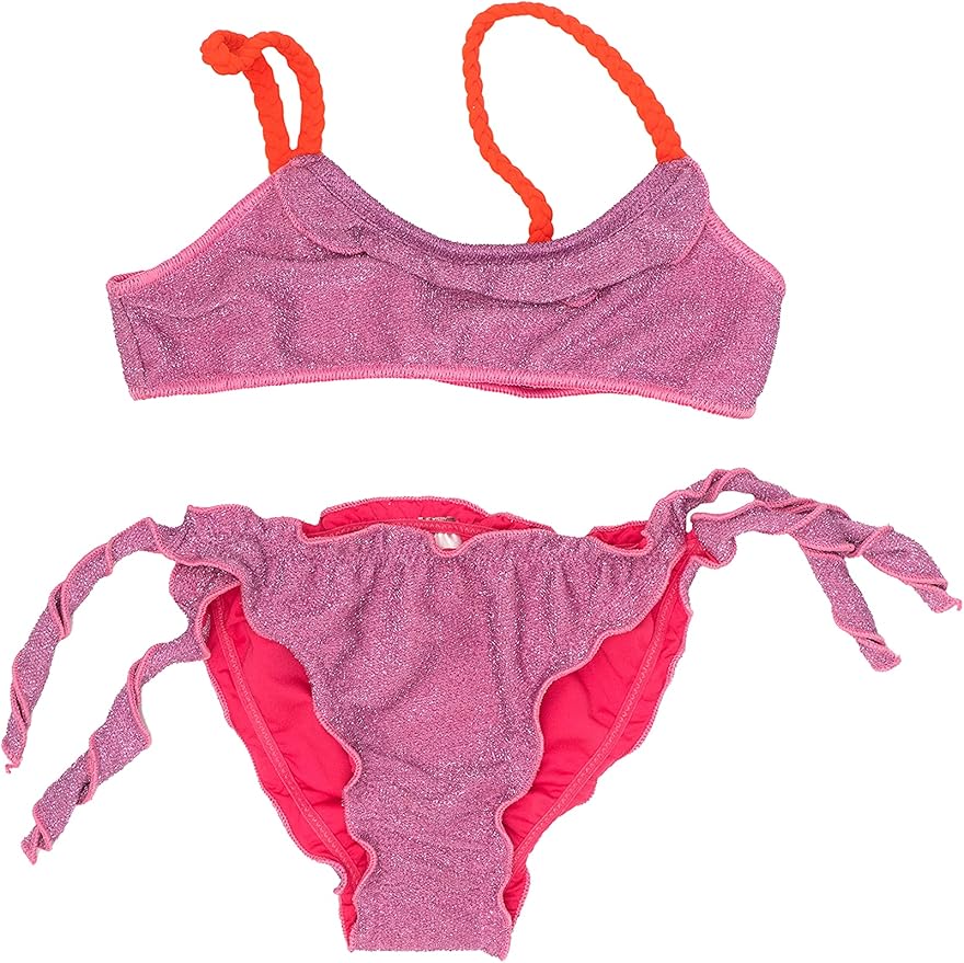 4giveness 4giveness Bikini für Mädchen, Lurex Orchidee, Rosa Bikinis