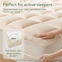 Ultra Soft Queen Size Mattress Topper - Viscose