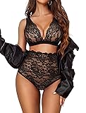 Avidlove Sexy Lingerie for Women High Waist Bra and