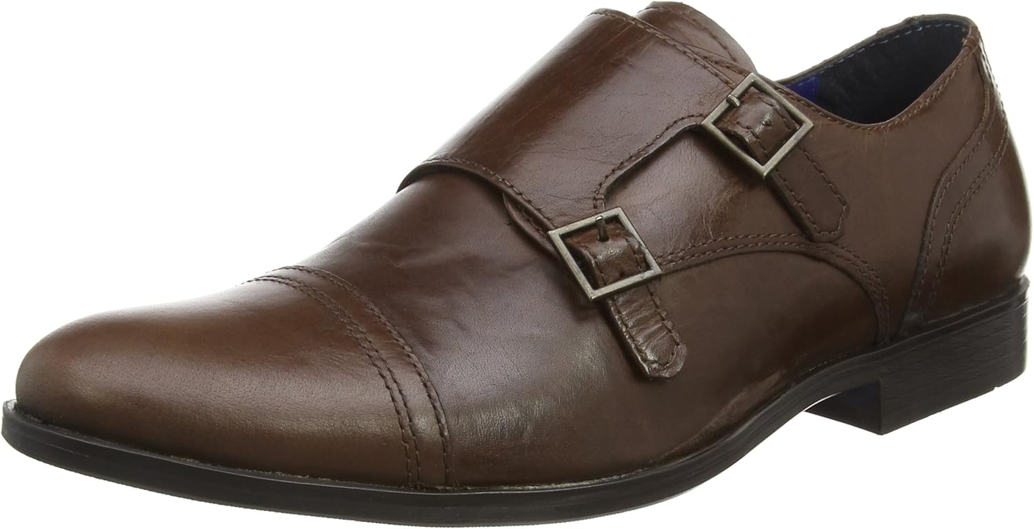 red tape monk strap shoes