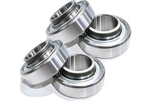 HD Switch (4 Pack) Spindle Bearings Replaces Hustler 077123 - High Temp Grease - OEM Upgrade