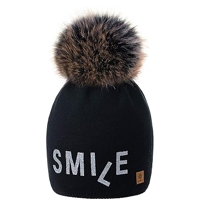 Womens Winter Hat with Pom Pom, Knitted Beanie for Zambia Ubuy