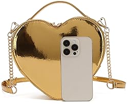 lola mae Heart Shape Satchel Crossbody Purse for