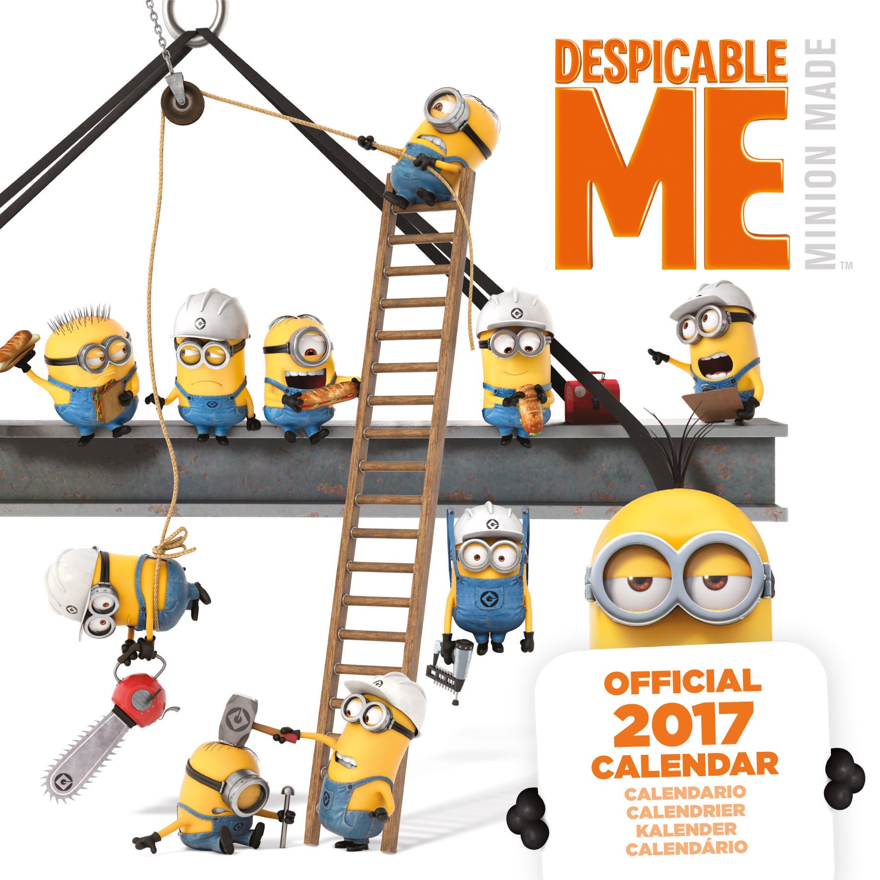 Despicable Me Minions Official 2017 Calendar Multi Language Edition Square 305x305mm Wall Calendar 2017 Amazon Co Uk Danilo Books