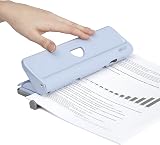 Rapesco 1348 720 4-Hole Metal Punch 22 Sheet Capacity Powder Blue view 2