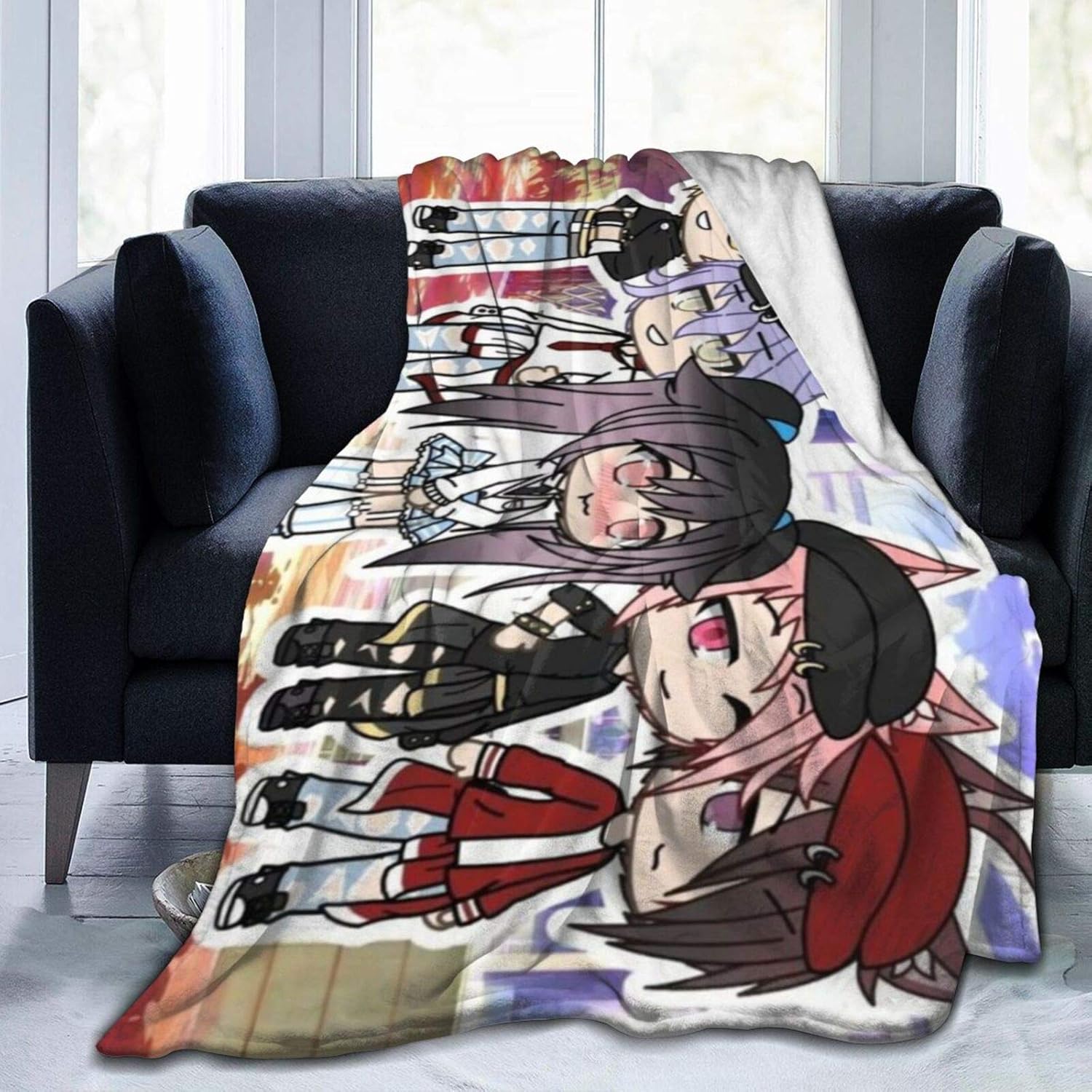 MKJIH gacha Life Fleece Throw Blanket. 2021 New Super Soft